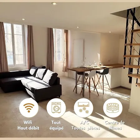 Spacious Renovated In The Heart Of Ним